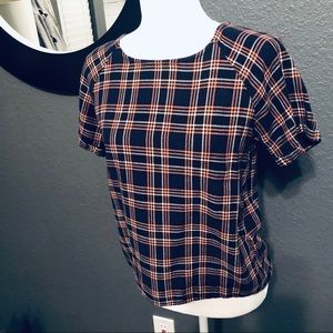 Noisy May punk rock plaid top